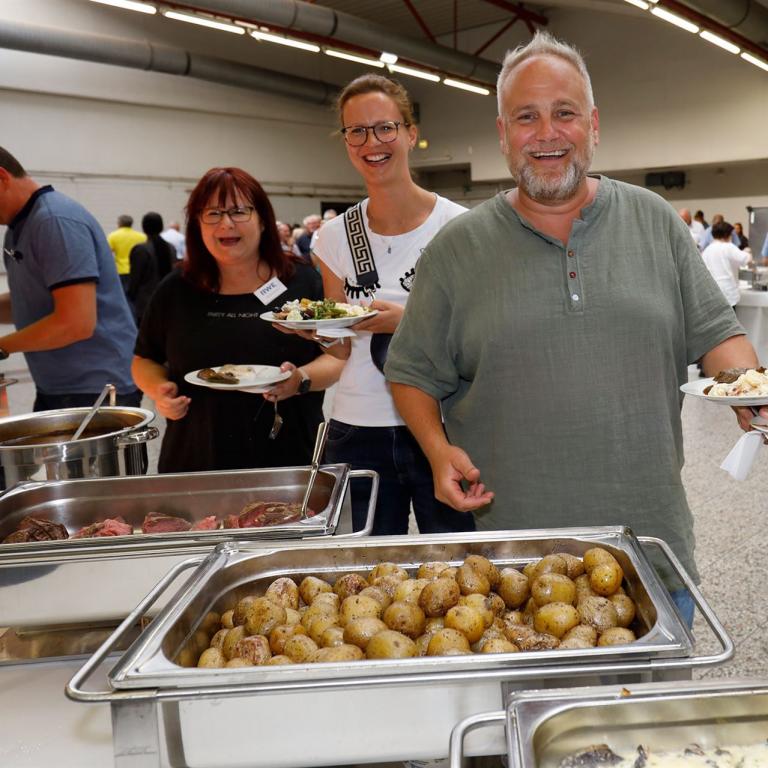Abendveranstaltung der IPAA-Schulungstage 2023 Abendessen am Buffet
