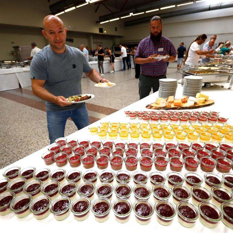 Abendveranstaltung der IPAA-Schulungstage 2023 Abendesen am Buffet