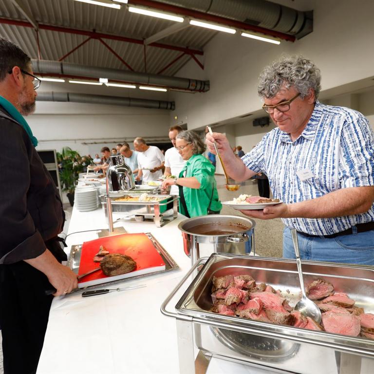 Abendveranstaltung der IPAA-Schulungstage 2023 Abendessen am Buffet