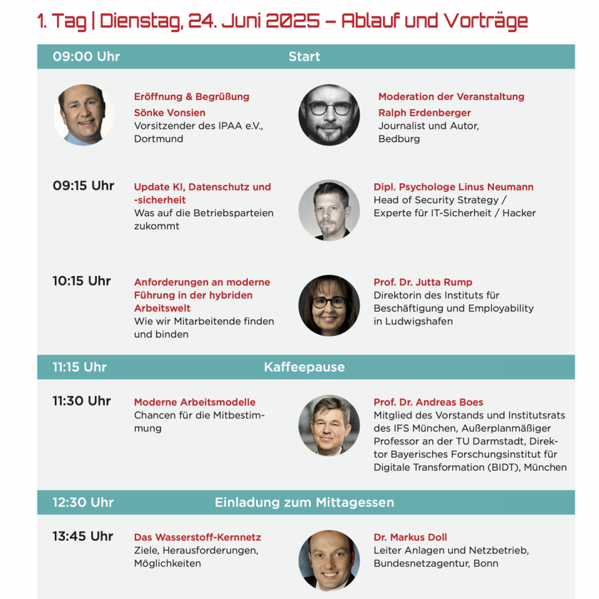 Programmheft der IPAA-Schulungstage 2025_Seite 2