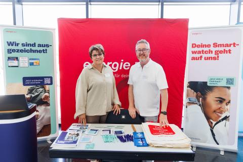 Mitarbeiter der BKK Energie an Ihrem Messestand auf unseren IPAA-Schulungstagen 2026