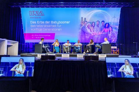 Die Teilnehmenden der Podiumsdiskussion 