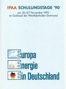 Plakat der IPAA-Schulungstage von 1990