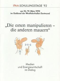Plakat der IPAA-Schulungstage von 1992